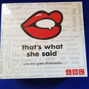 That's What She Said  Innuendos Party Game